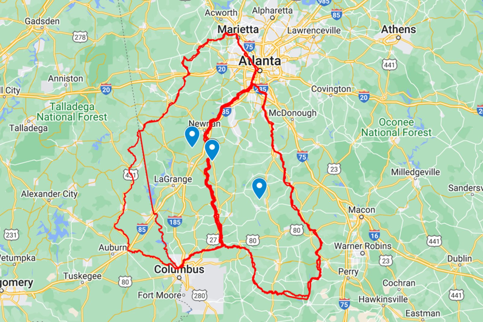 Yazoo Mitigation Bank Service Map Area Full